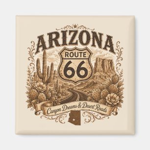 Íman Enfeite de Geladeira Estrada Histórica do Arizona