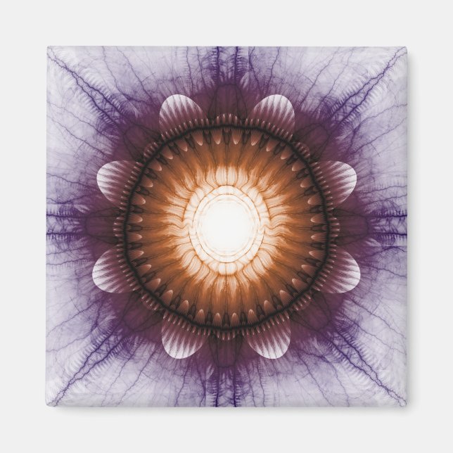 Íman Enfeite vermelho-místico brilhante (Frente)