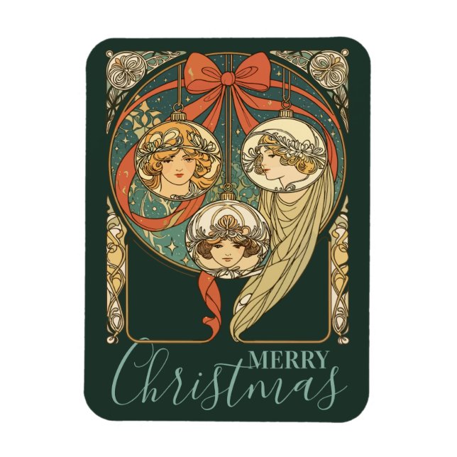 Íman Enfeites de Natal Fé Esperança e Caridade Vetor (Vertical)