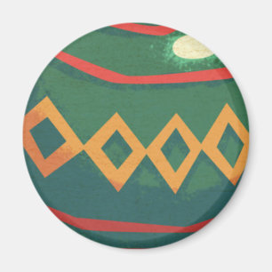 Íman Enfeites de natal Vermelhos e Verdes