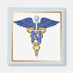 Íman Enfermagem Caduceus