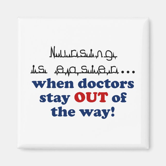 Íman Enfermagem - Deixe-me fazer o meu trabalho (Frente)