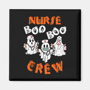 Íman Enfermeira Boo Scrub Engraçado Fantasias de Hallow