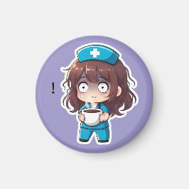 Íman Enfermeira Chibi Original 2.0 - Esgotamento Total