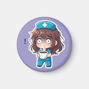 Íman Enfermeira Chibi Original 2.0 - Esgotamento Total