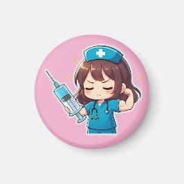 Íman Enfermeira Chibi Original - Poder Médico