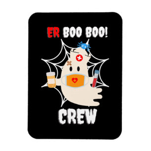 Íman Enfermeira da tripulação do Halloween Cute Ghost