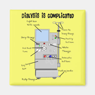 Íman Enfermeira de Diálise/Presentes Engraçados Tecno