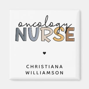 Íman Enfermeira de Oncologia Personalizada - Presentes