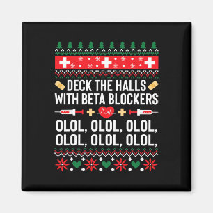 Íman Enfermeira divertida Natal Feia Xmas Dando Present