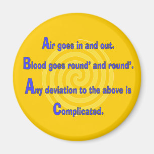 Íman Enfermeira engraçada ou presentes respiratórios 