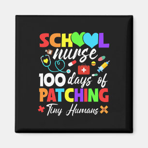 Íman Enfermeira Escolar 100 Dias De Patching De Humanos