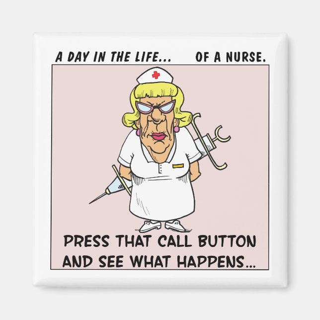 Íman Enfermeira Irritada Ameaça Doentes com Grande Agul (Frente)