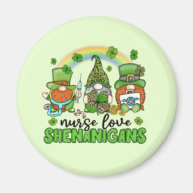 Íman Enfermeira Love Shenanigans Rua de Patrick (Frente)