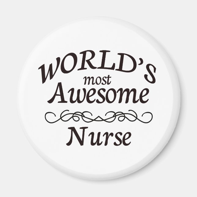 Íman Enfermeira mais incrível do mundo (Frente)