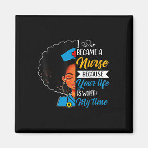 Íman Enfermeira Negra Afro-Legal História Negra