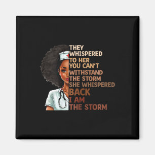 Íman Enfermeira negra, enfermeira negra negra e orgulho