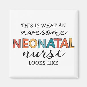 Íman Enfermeira Neonatal Encantada Incrível Apreciação