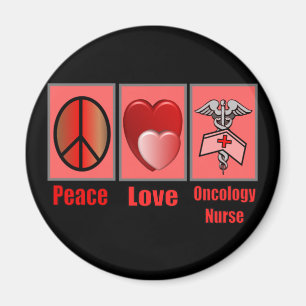 Íman Enfermeira ONCOLOGY do Peace Love
