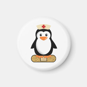 Íman Enfermeira Penguin (com Bandaid)