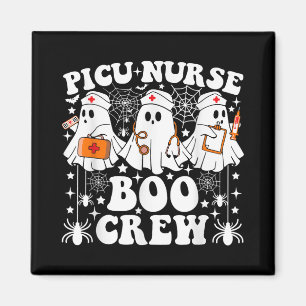 Íman Enfermeira Picu Boo Crew Engraçado Fantasma Hallow