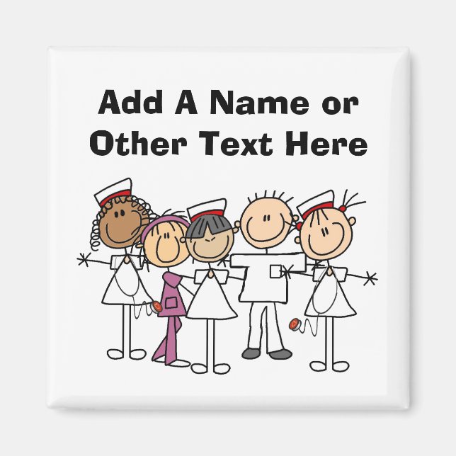 Íman Enfermeiras Semanas de T-shirts e presentes (Frente)