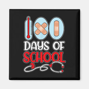 Íman Enfermeiro escolar 100 dias de estetoscópio de amo