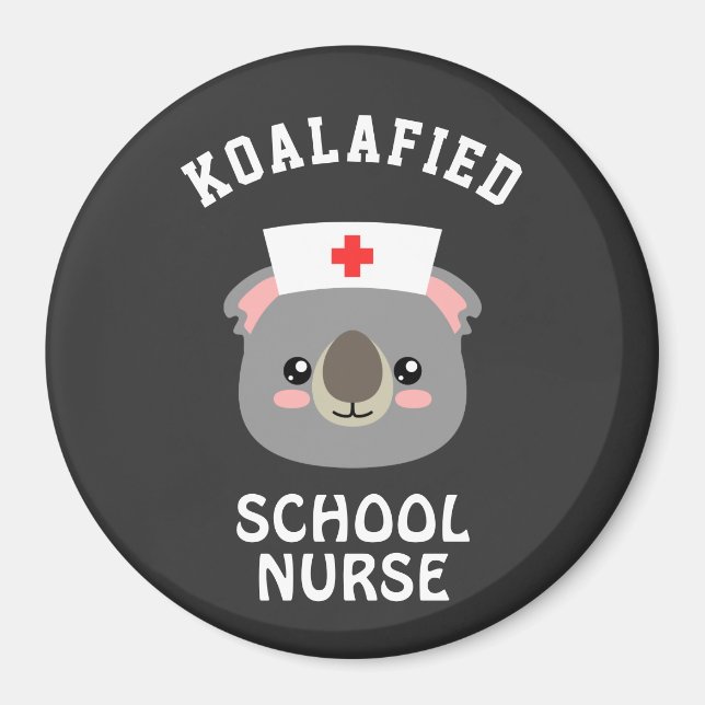 Íman Enfermeiro escolar Koalafied (Frente)
