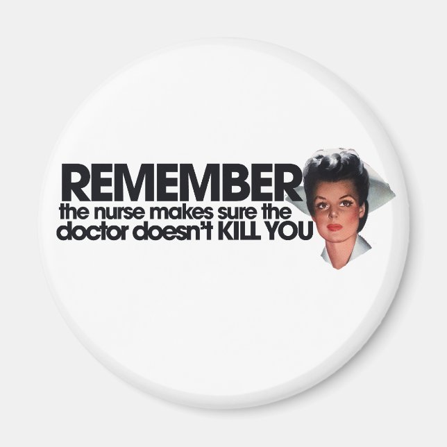 Íman Enfermeiro Humor (Frente)