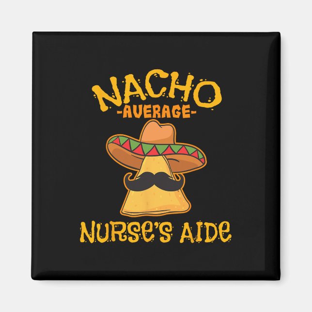 Íman Enfermeiro Médio Nacho Cna Cinco De Mayo Mexic (Frente)