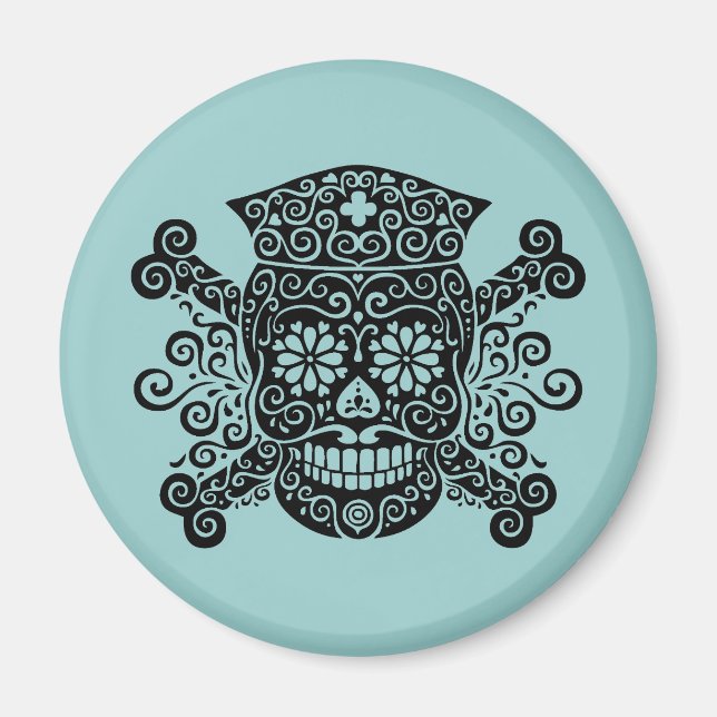 Íman Enfermeiro Pirata Antiquado (Frente)