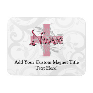 Íman Enfermeiro Rosa Cruzado/Rodo