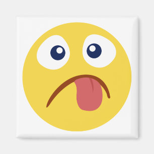 Íman Enfiada A Língua Emoji