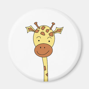 Íman Enfrentar do girafa envia. Desenhos animados