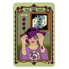 Íman Enfrente seu ímã de refrigeração de medo_A_4x6