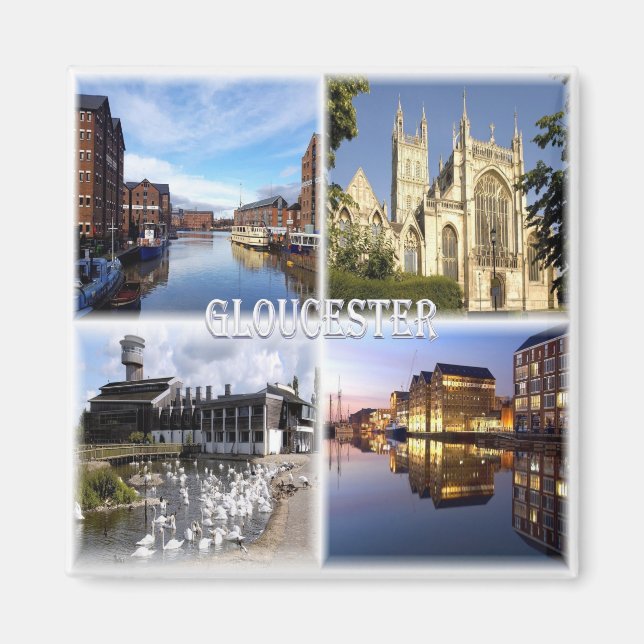 Íman ENG008 GLOUCESTER, Museu Nacional das Vias Navegáv (Frente)