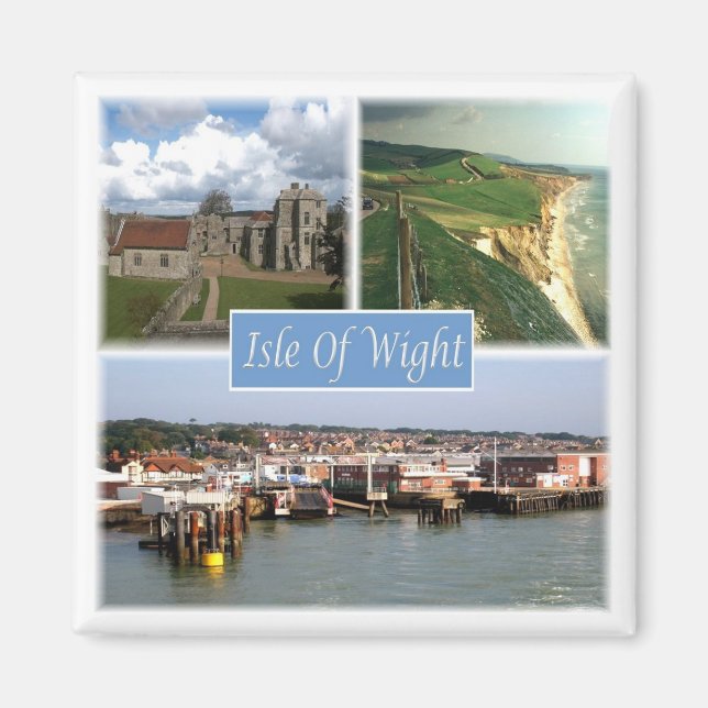 Íman ENG101 ISLE OF WIGHT. Inglaterra, Europa, Fridge (Frente)