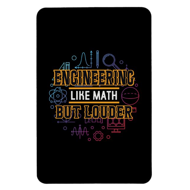 Íman Engenharia De engenheiros Como Matemática (Vertical)
