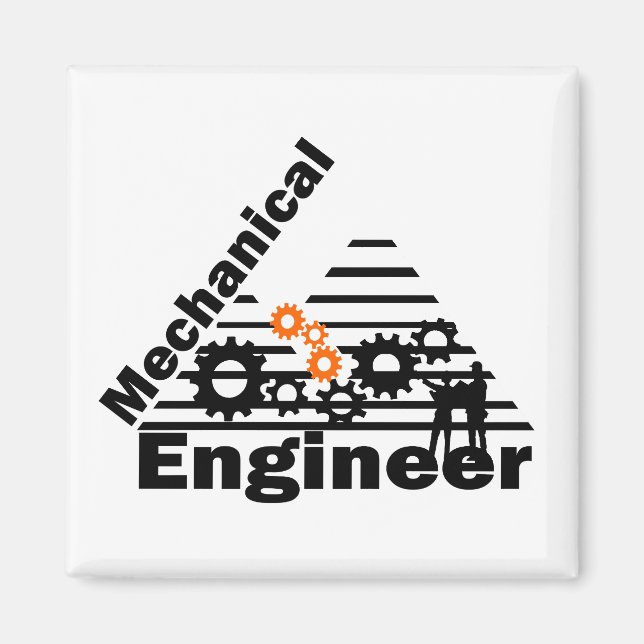 Íman Engenharia Mecânica Engenheiro Divertido (Frente)