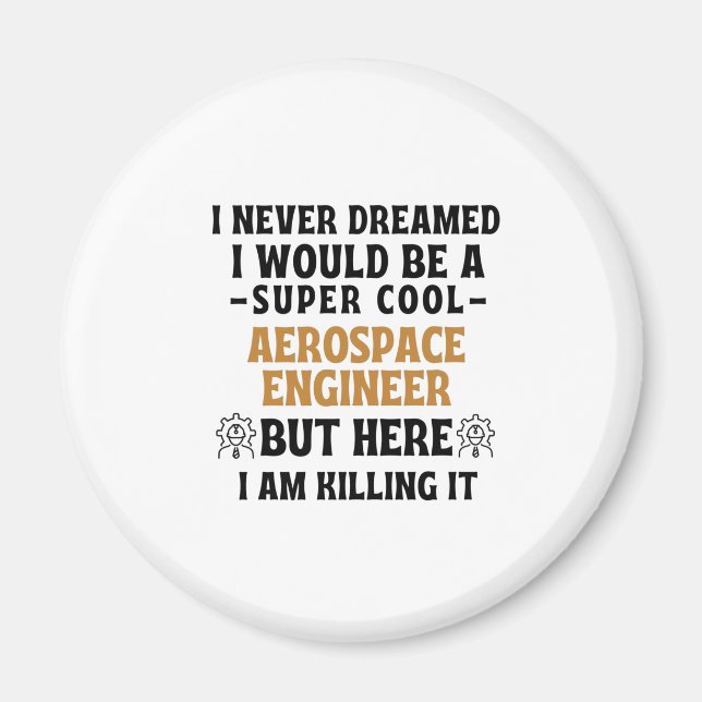 Íman Engenheiro AEROSPACE (Frente)