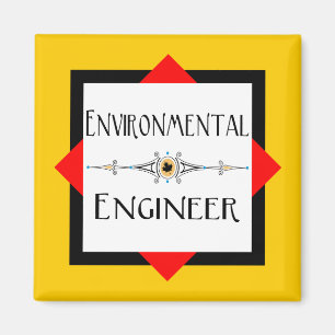 Íman Engenheiro Ambiental Linha Decorativa