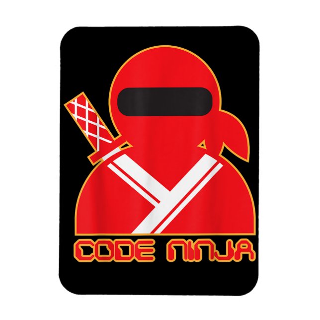 Íman Engenheiro de Codificação de Computadores Ninja -  (Vertical)