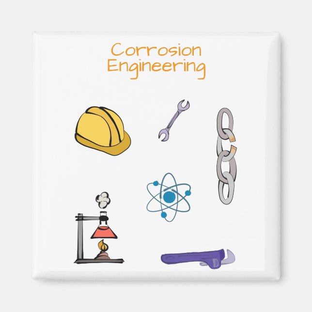 Íman Engenheiro de corrosão Engenharia química (Frente)