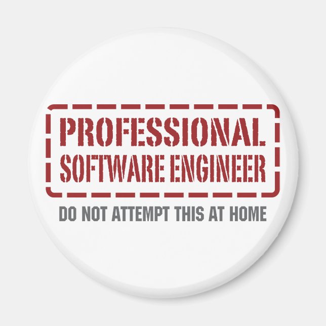 Íman Engenheiro de software profissional (Frente)