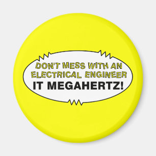 Íman Engenheiro Elétrico Megahertz Oval