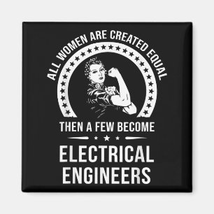 Íman Engenheiro Elétrico Para Mulheres É Criado Igual