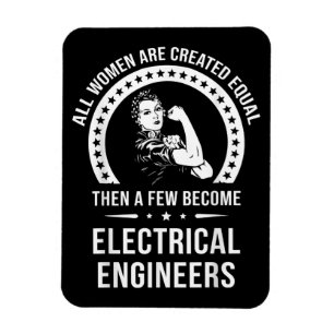 Íman Engenheiro Elétrico Para Mulheres É Criado Igual
