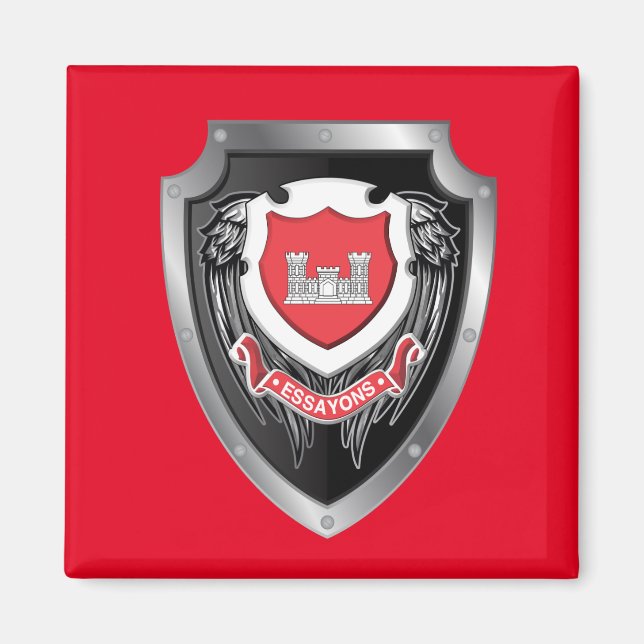 Íman Engenheiro Essayons (Frente)