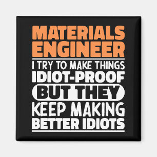 Íman Engenheiro Material Que Tento Fazer Coisas Engraça