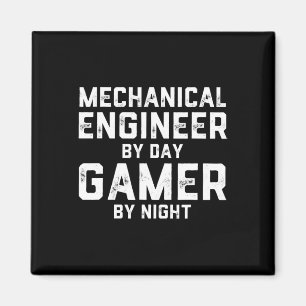 Íman Engenheiro Mecânico De Dia Gamer À Noite Meme Para